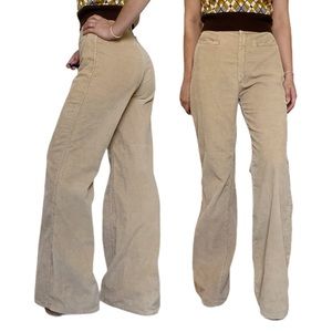 Vintage 70s Landlubber Corduroy Bell Bottom Pants
